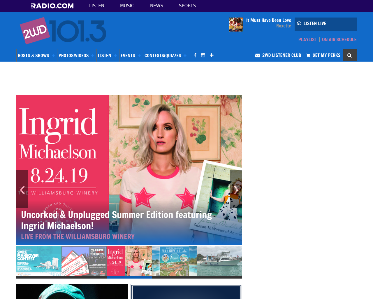 2wd-101.3-homepage-screenshot