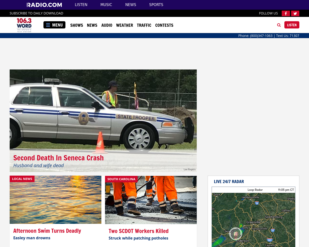 106.3word-homepage-screenshot