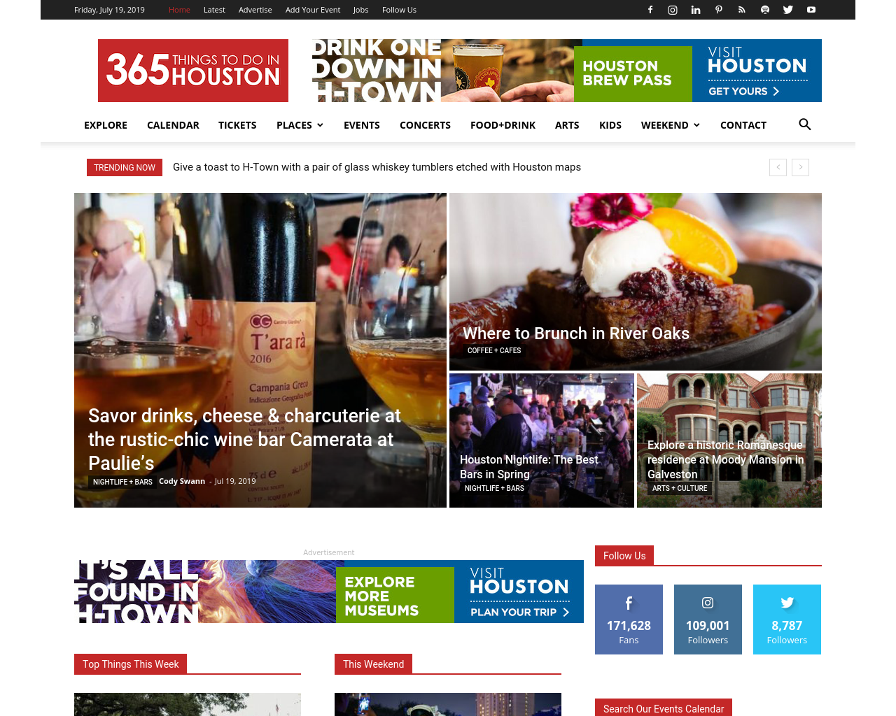 365-things-to-do-in-houston-homepage-screenshot