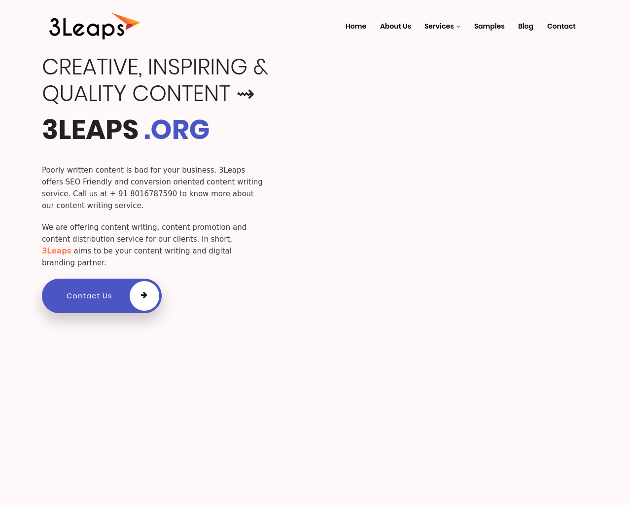 3leaps-homepage-screenshot