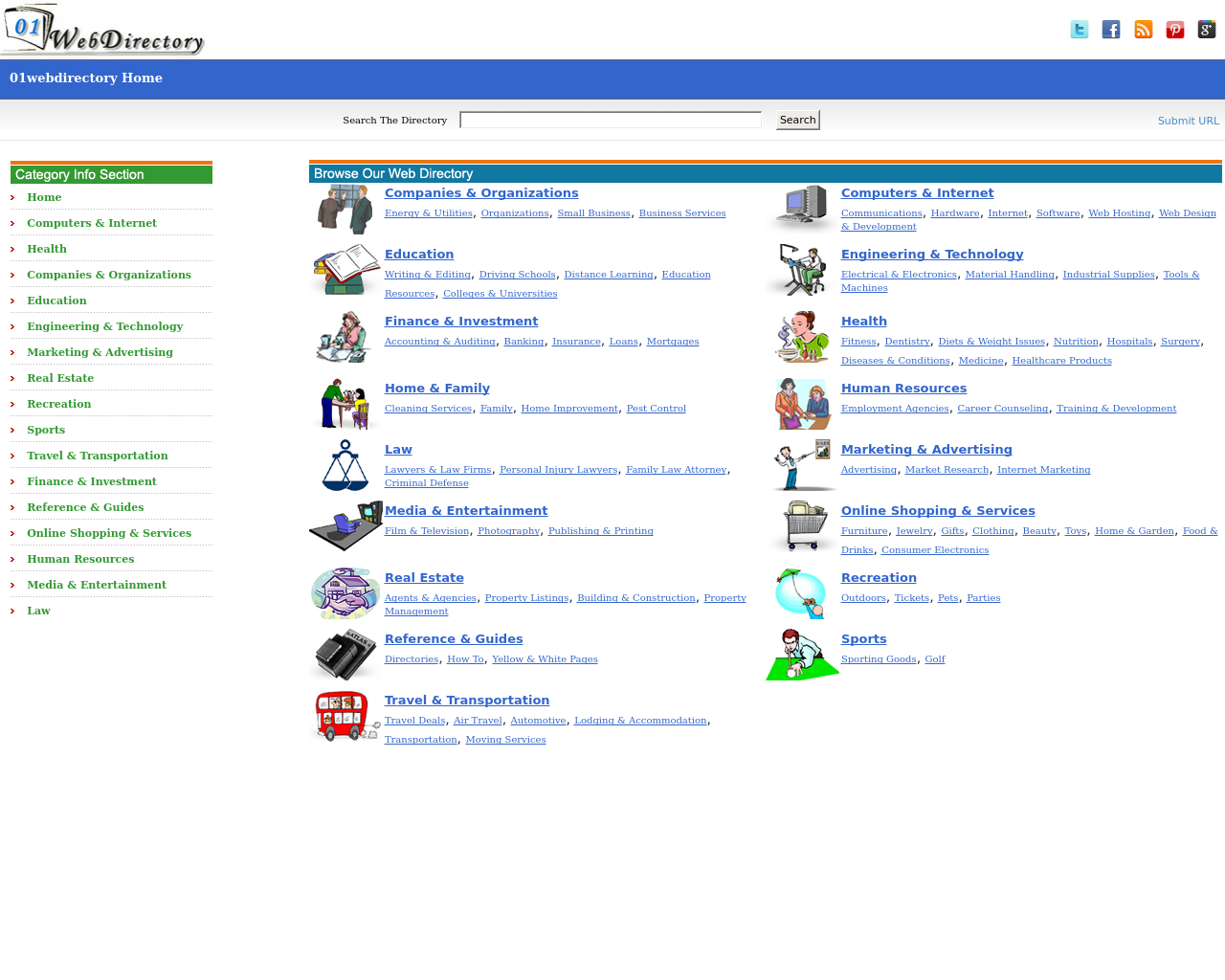 01webdirectory.com-homepage-screenshot