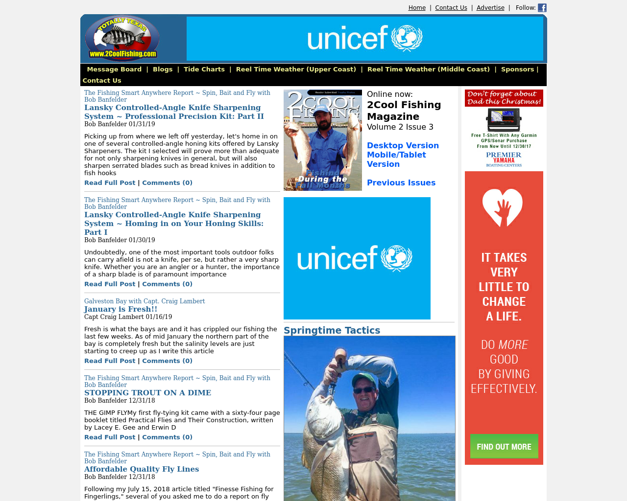 2coolfishing-homepage-screenshot