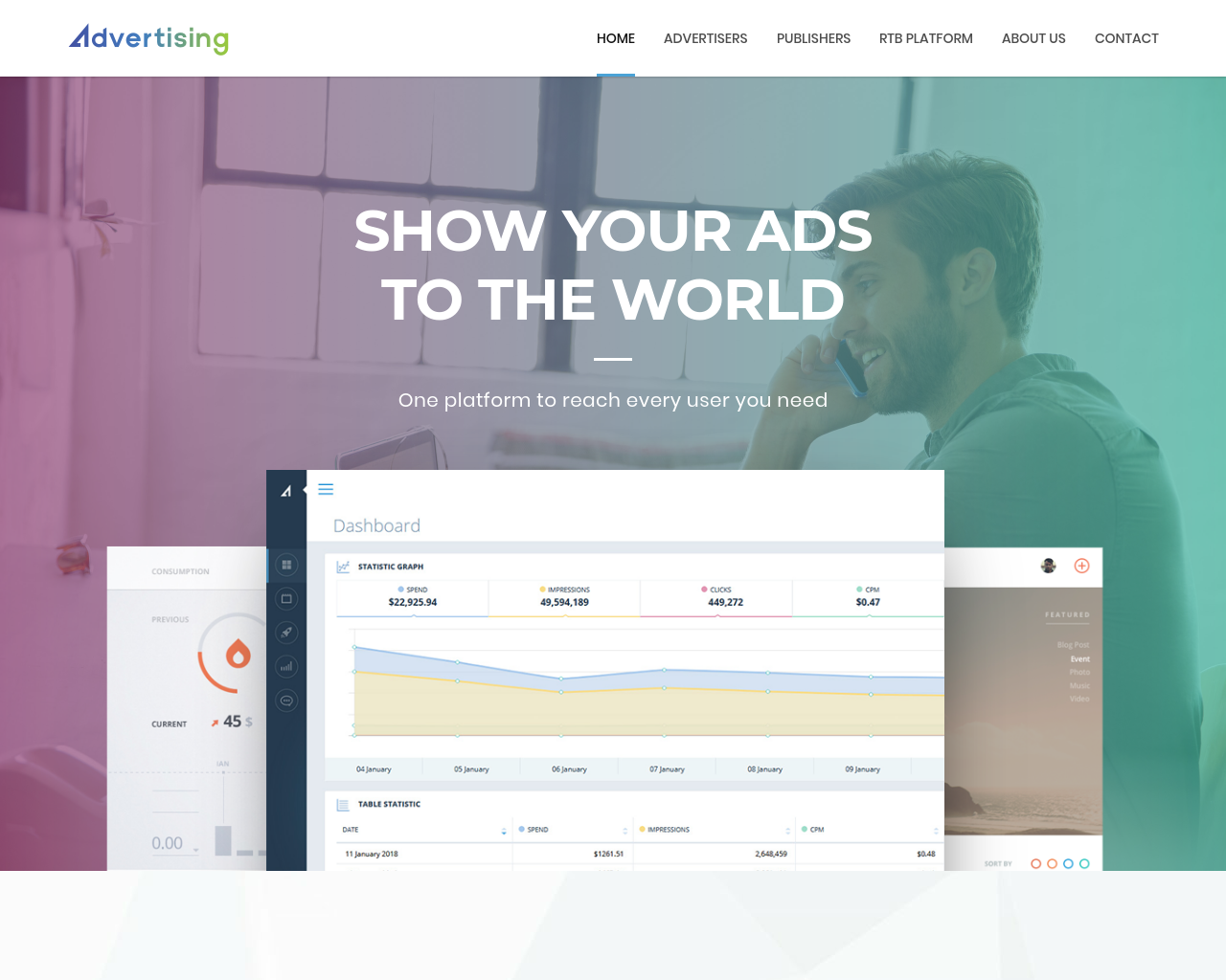 1advertising-homepage-screenshot