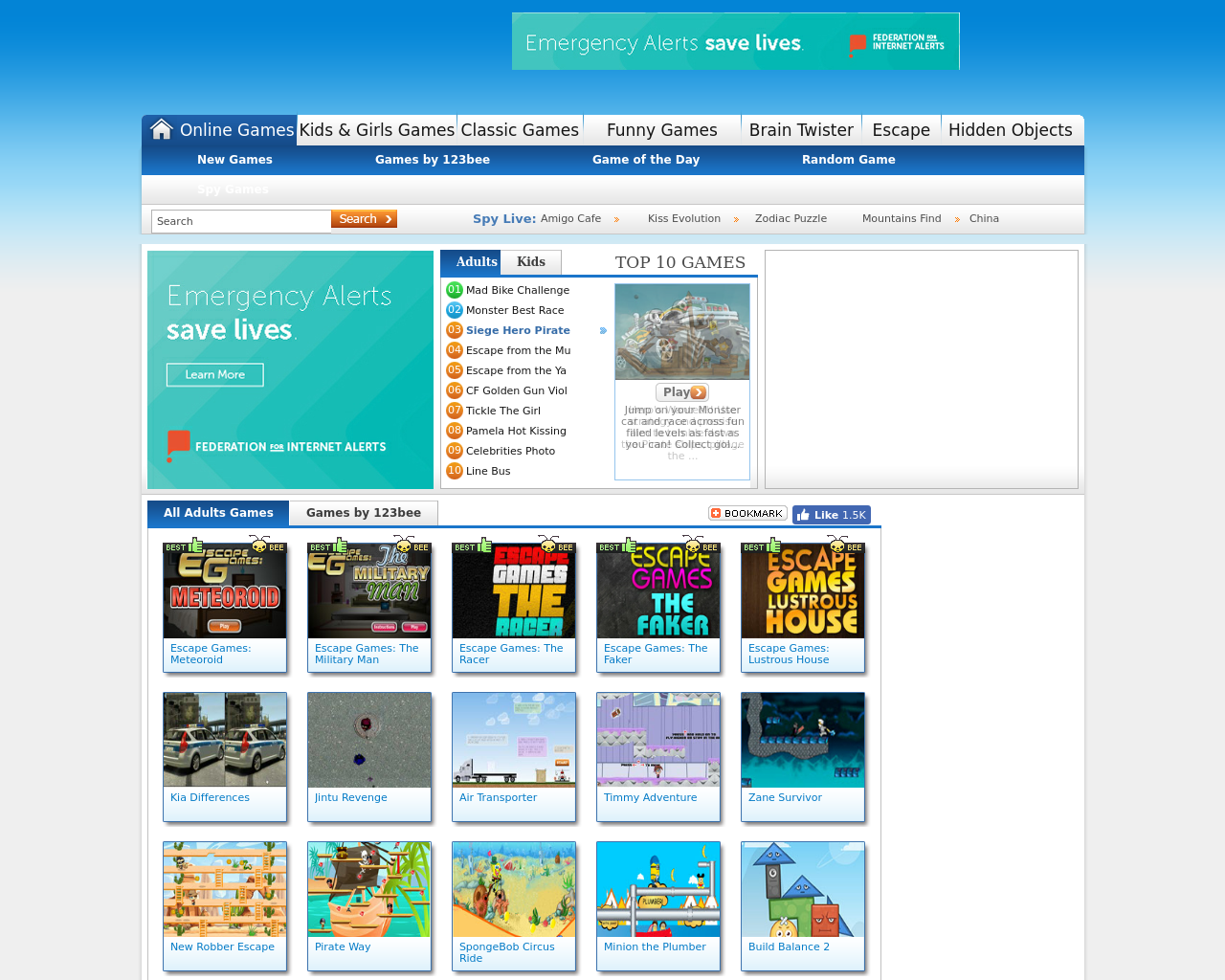 123-bee-homepage-screenshot